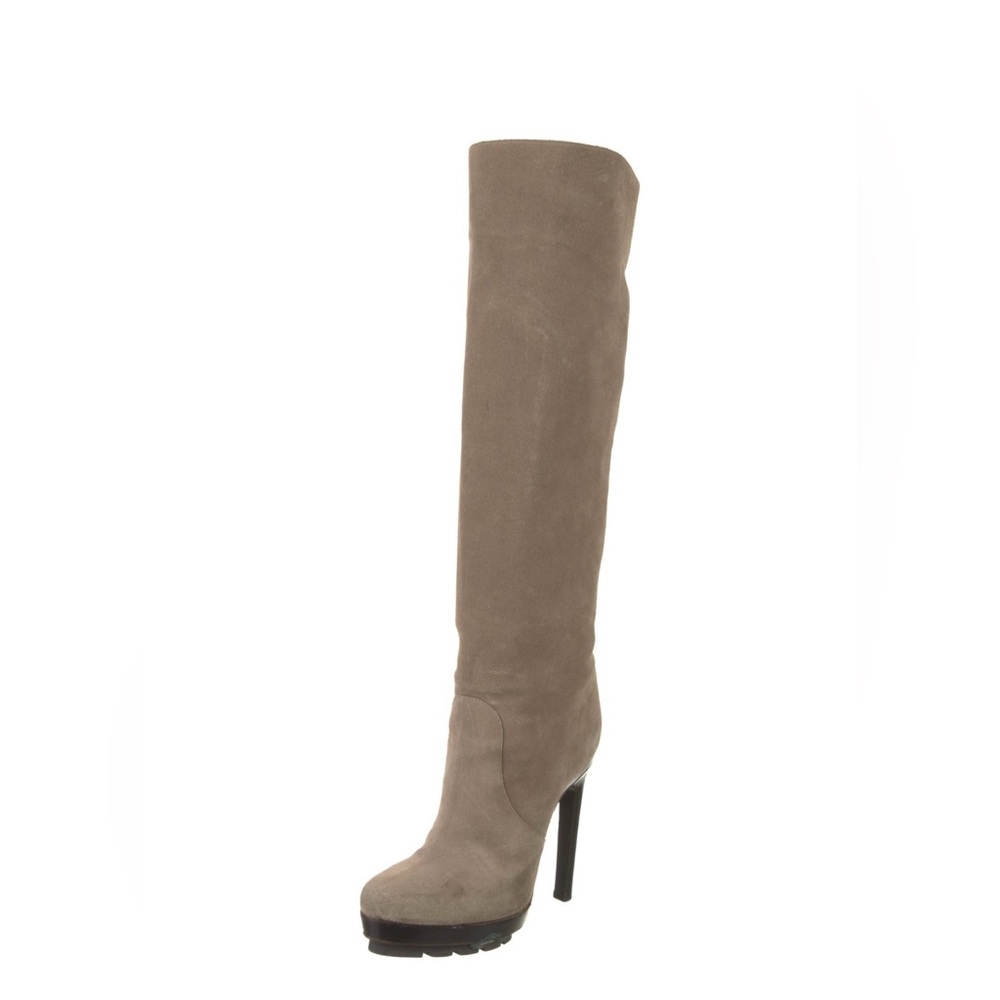 👢Michael Kors Suede Boots👢Great condition 👢Taupe-ish or Grey